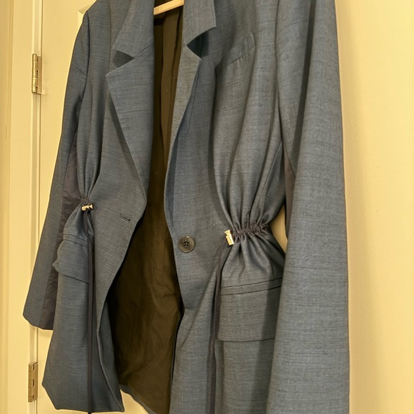 Tibi Navy Blazer with Adjustable Waist - Picture 5 of 5